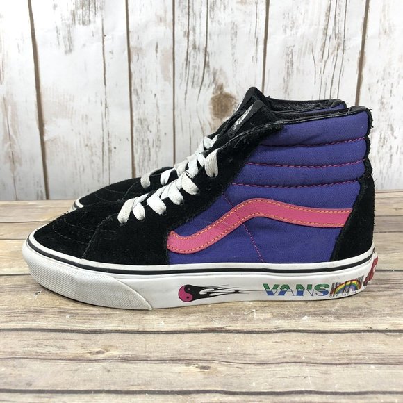 Vans Sk8-Hi Disruptive Shoes Womens Size 6 Athletic Canvas Skateboarding Lace Up - Picture 3 of 12